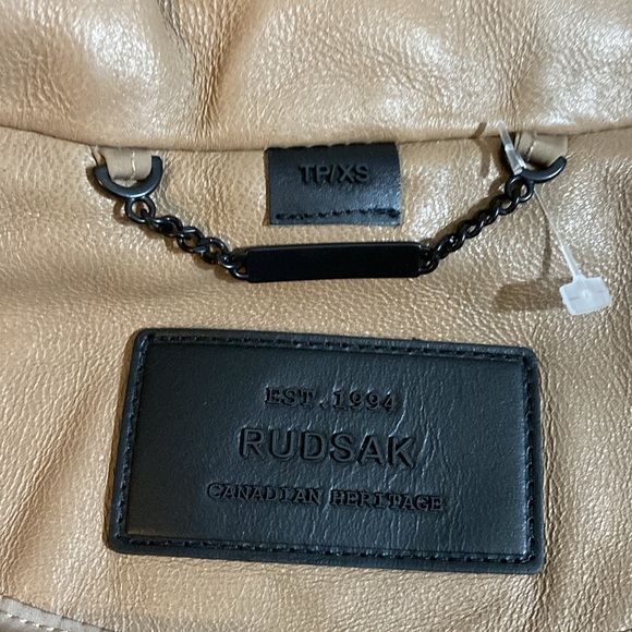 NWOT RUDSAK Motto Bomber Leather Jacket Size XS|TP - Picture 9 of 16